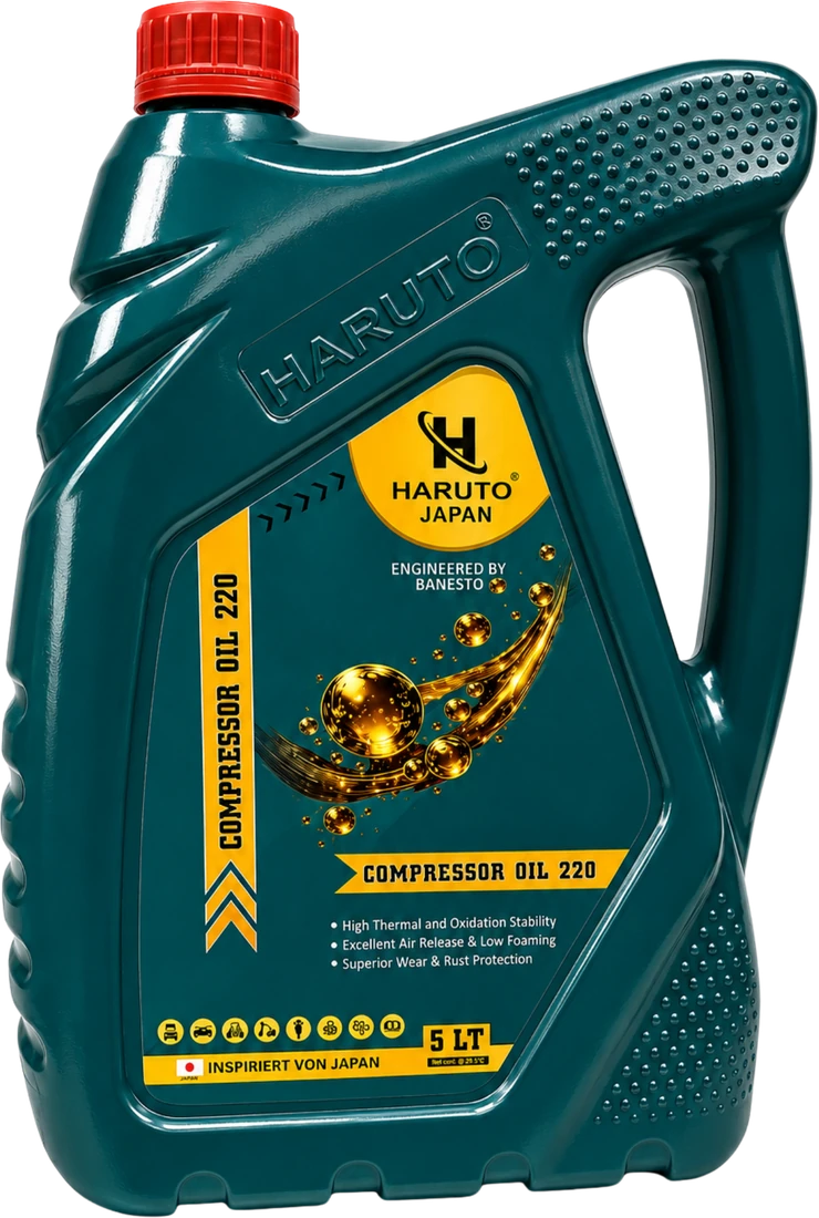 Haruto Compressor Oil 220 bottle