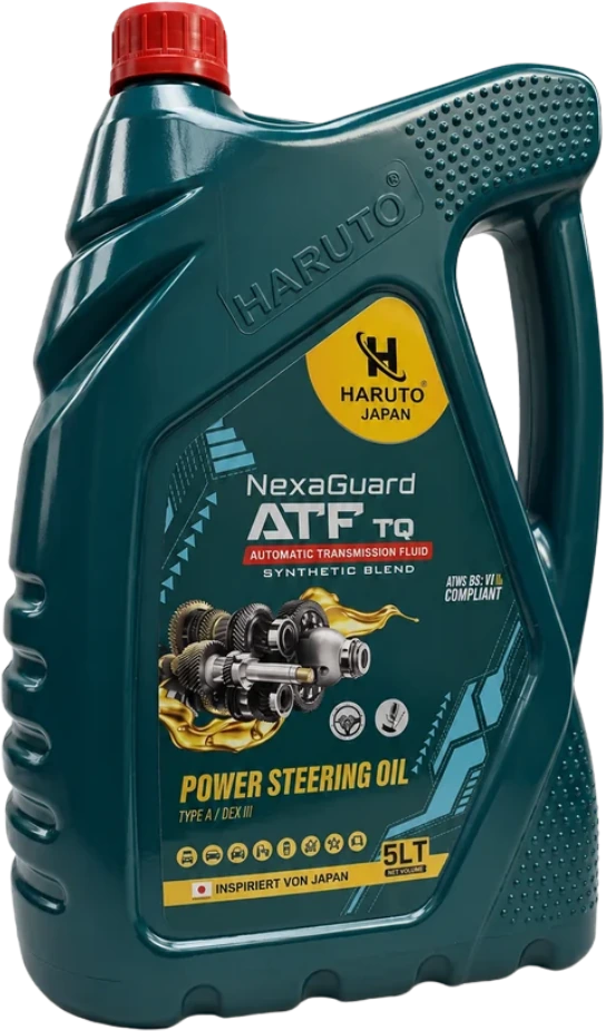 Haruto Nexa ATF TQ transmission and power steering fluid bottle