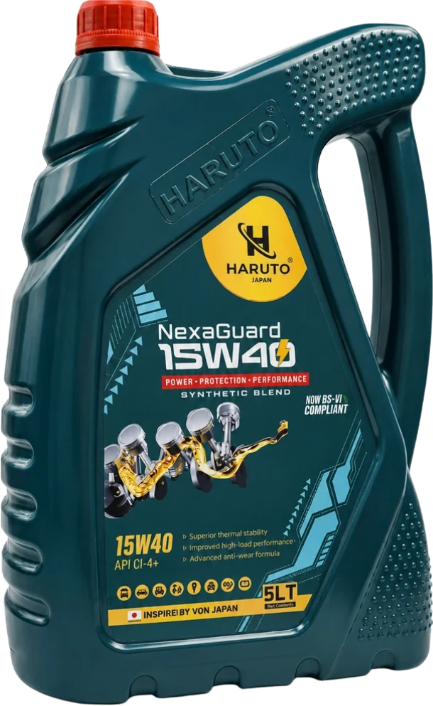 Haruto Nexa 15W-40 multigrade diesel engine oil bottle